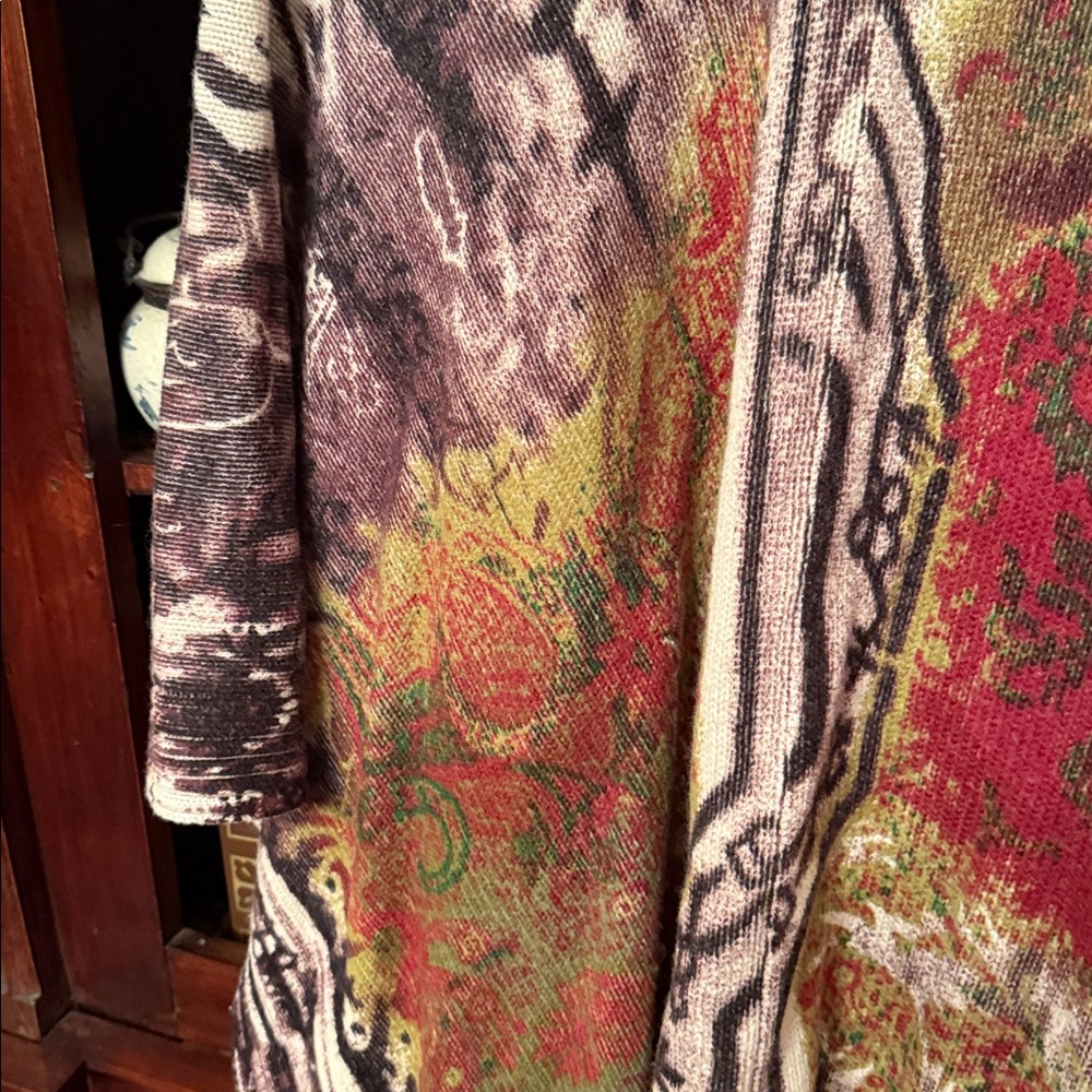 Soft Surroundings Multicolor Patterned Open Front… - image 6